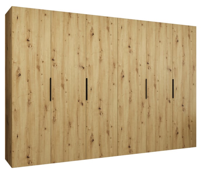 Szafa uchylna otwierana MARBELLA 1 300 wys. 202 cm artisan + czarny 670455