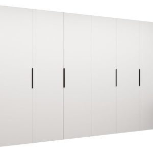 Szafa uchylna otwierana MARBELLA 1 300 wys. 202 cm biały + czarny 670476 Szafa uchylna otwierana MARBELLA 1 300 wys. 202 cm biały + czarny 670476