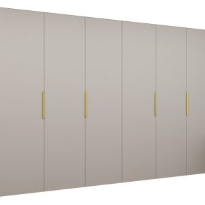 Szafa uchylna otwierana MARBELLA 1 300 wys. 202 cm kaszmir + złoty 670479
