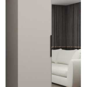 Szafa uchylna otwierana MARBELLA 2 100 wys. 202 cm kaszmir + czarny 671246 Szafa uchylna otwierana MARBELLA 2 100 wys. 202 cm kaszmir + czarny 671246