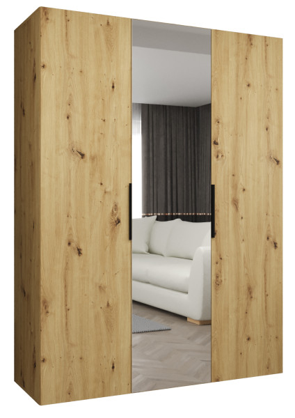 Szafa uchylna otwierana MARBELLA 2 150 wys. 202 cm artisan + czarny 671220