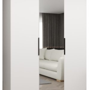 Szafa uchylna otwierana MARBELLA 2 150 wys. 202 cm biały + czarny 670644 Szafa uchylna otwierana MARBELLA 2 150 wys. 202 cm biały + czarny 670644