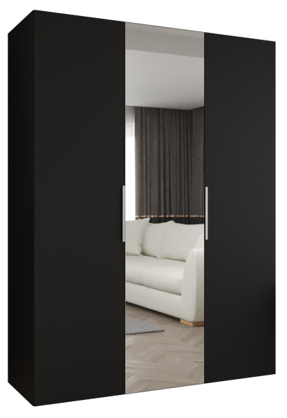 Szafa uchylna otwierana MARBELLA 2 150 wys. 202 cm czarny + kaszmir 671735