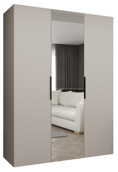 Szafa uchylna otwierana MARBELLA 2 150 wys. 202 cm kaszmir + czarny 671211