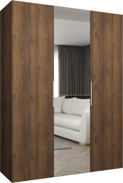Szafa uchylna otwierana MARBELLA 2 150 wys. 202 cm orzech warmia + kaszmir 1035836
