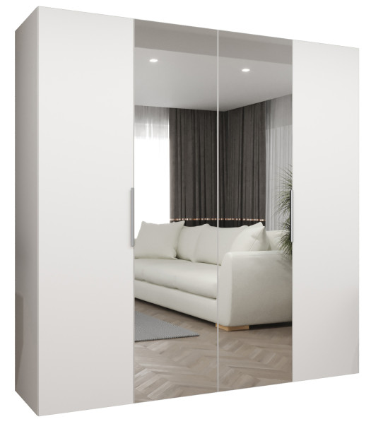 Szafa uchylna otwierana MARBELLA 2 200 wys. 202 cm biały + kaszmir 671201