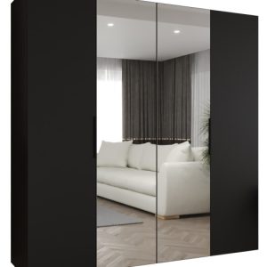 Szafa uchylna otwierana MARBELLA 2 200 wys. 202 cm czarny + złoty 670681 Szafa uchylna otwierana MARBELLA 2 200 wys. 202 cm czarny + złoty 670681