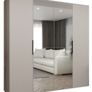 Szafa uchylna otwierana MARBELLA 2 200 wys. 202 cm kaszmir + czarny 671196 Szafa uchylna otwierana MARBELLA 2 200 wys. 202 cm kaszmir + czarny 671196