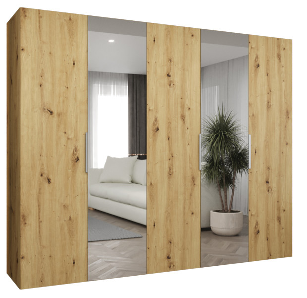 Szafa uchylna otwierana MARBELLA 2 250 wys. 202 cm artisan + kaszmir 671207