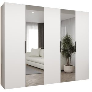 Szafa uchylna otwierana MARBELLA 2 250 wys. 202 cm biały + czarny 671737