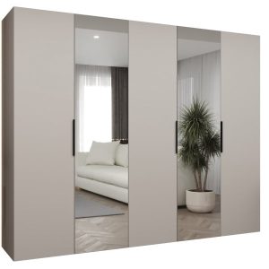 Szafa uchylna otwierana MARBELLA 2 250 wys. 202 cm kaszmir + czarny 671168
