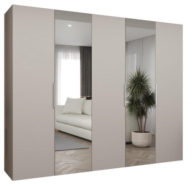 Szafa uchylna otwierana MARBELLA 2 250 wys. 202 cm kaszmir + kaszmir 671162