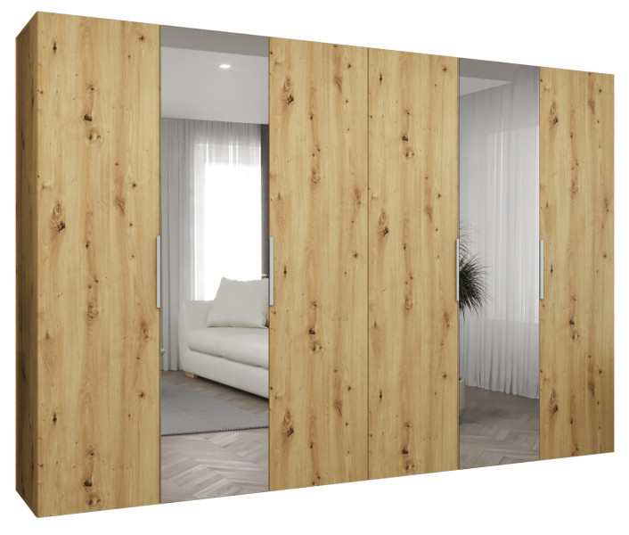 Szafa uchylna otwierana MARBELLA 2 300 wys. 202 cm artisan + kaszmir 671739