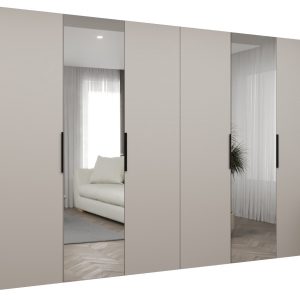 Szafa uchylna otwierana MARBELLA 2 300 wys. 202 cm kaszmir + czarny 671161