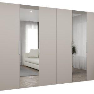 Szafa uchylna otwierana MARBELLA 2 300 wys. 202 cm kaszmir + złoty 670666