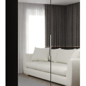 Szafa uchylna otwierana MARBELLA 3 100 wys. 202 cm czarny + kaszmir 678772 Szafa uchylna otwierana MARBELLA 3 100 wys. 202 cm czarny + kaszmir 678772