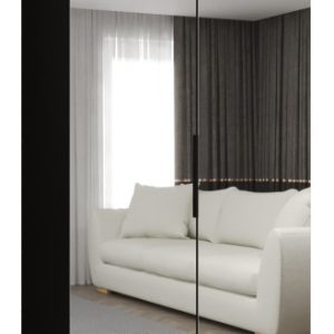 Szafa uchylna otwierana MARBELLA 3 100 wys. 202 cm czarny + czarny 678761 Szafa uchylna otwierana MARBELLA 3 100 wys. 202 cm czarny + czarny 678761