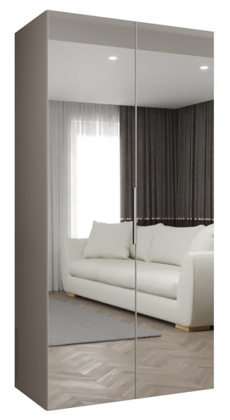 Szafa uchylna otwierana MARBELLA 3 100 wys. 202 cm kaszmir + kaszmir 678754