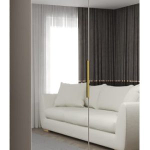 Szafa uchylna otwierana MARBELLA 3 100 wys. 202 cm kaszmir + złoty 678742 Szafa uchylna otwierana MARBELLA 3 100 wys. 202 cm kaszmir + złoty 678742