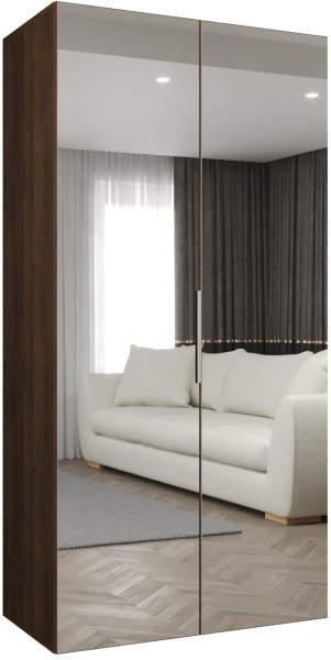 Szafa uchylna otwierana MARBELLA 3 100 wys. 202 cm orzech warmia + kaszmir 1035824