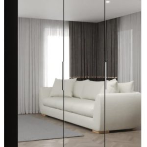 Szafa uchylna otwierana MARBELLA 3 150 wys. 202 cm czarny + kaszmir 678769 Szafa uchylna otwierana MARBELLA 3 150 wys. 202 cm czarny + kaszmir 678769