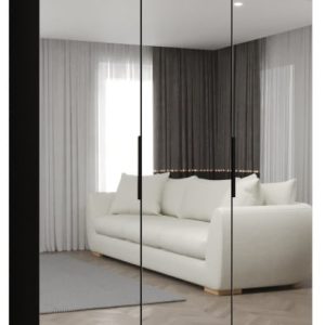 Szafa uchylna otwierana MARBELLA 3 150 wys. 202 cm czarny + czarny 678748 Szafa uchylna otwierana MARBELLA 3 150 wys. 202 cm czarny + czarny 678748