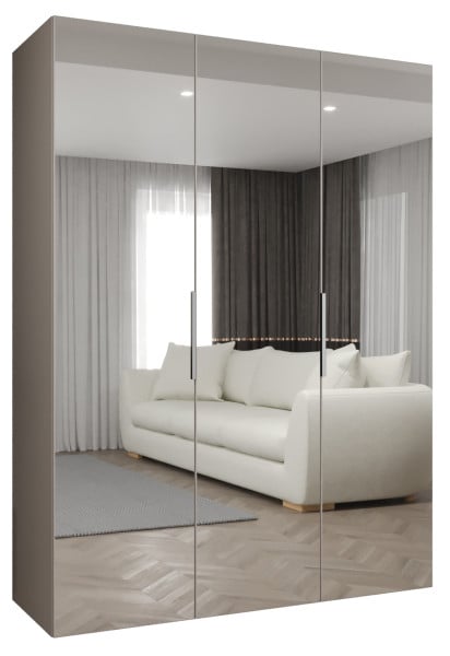 Szafa uchylna otwierana MARBELLA 3 150 wys. 202 cm kaszmir + kaszmir 678736