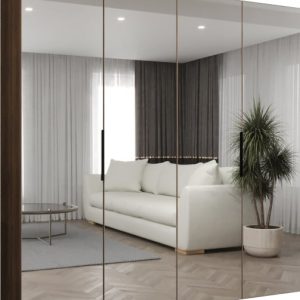 Szafa uchylna otwierana MARBELLA 3 200 wys. 202 cm orzech warmia + czarny 1035866 Szafa uchylna otwierana MARBELLA 3 200 wys. 202 cm orzech warmia + czarny 1035866