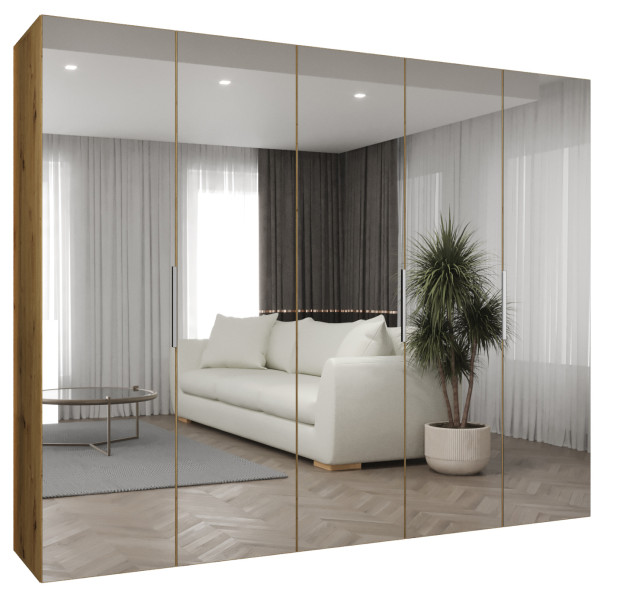 Szafa uchylna otwierana MARBELLA 3 250 wys. 202 cm artisan + kaszmir 678775