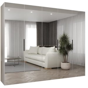 Szafa uchylna otwierana MARBELLA 3 250 wys. 202 cm biały + czarny 678753 Szafa uchylna otwierana MARBELLA 3 250 wys. 202 cm biały + czarny 678753