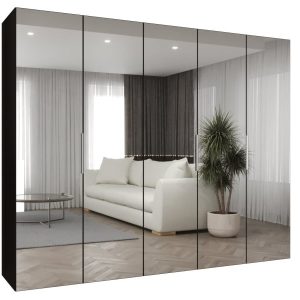 Szafa uchylna otwierana MARBELLA 3 250 wys. 202 cm czarny + kaszmir 678745 Szafa uchylna otwierana MARBELLA 3 250 wys. 202 cm czarny + kaszmir 678745