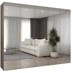 Szafa uchylna otwierana MARBELLA 3 250 wys. 202 cm kaszmir + złoty 678731 Szafa uchylna otwierana MARBELLA 3 250 wys. 202 cm kaszmir + złoty 678731