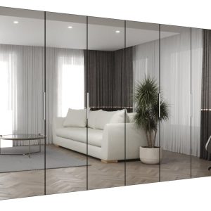 Szafa uchylna otwierana MARBELLA 3 300 wys. 202 cm czarny + kaszmir 678730 Szafa uchylna otwierana MARBELLA 3 300 wys. 202 cm czarny + kaszmir 678730