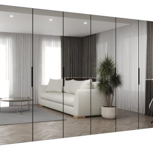 Szafa uchylna otwierana MARBELLA 3 300 wys. 202 cm czarny + czarny 678758 Szafa uchylna otwierana MARBELLA 3 300 wys. 202 cm czarny + czarny 678758