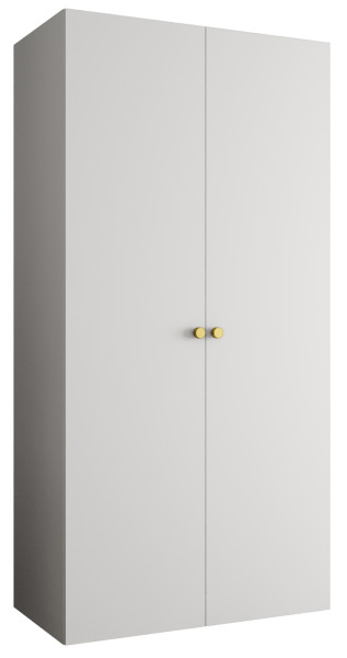 Szafa uchylna otwierana PARMA 1 100 wys. 202 cm Biały + u. Złoty 678625