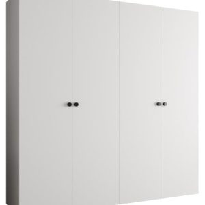 Szafa uchylna otwierana PARMA 1 200 wys. 202 cm Biały + u. Czarny 678608