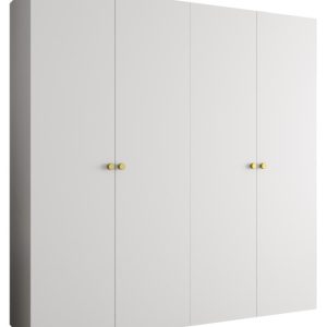Szafa uchylna otwierana PARMA 1 200 wys. 202 cm Biały + u. Złoty 678636