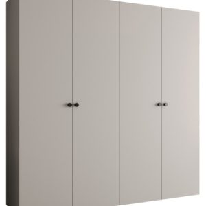 Szafa uchylna otwierana PARMA 1 200 wys. 202 cm Kaszmir + u. Czarny 678630