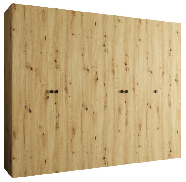 Szafa uchylna otwierana PARMA 1 250 wys. 202 cm Artisan + u. Czarny 678597
