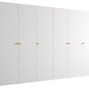 Szafa uchylna otwierana PARMA 1 300 wys. 202 cm Biały + u. Złoty 678635 Szafa uchylna otwierana PARMA 1 300 wys. 202 cm Biały + u. Złoty 678635