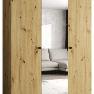 Szafa uchylna otwierana PARMA 2 150 wys. 202 cm Artisan + u. Czarny 678517 Szafa uchylna otwierana PARMA 2 150 wys. 202 cm Artisan + u. Czarny 678517