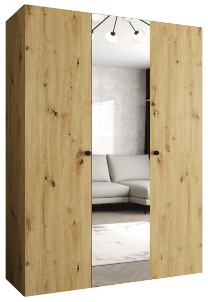 Szafa uchylna otwierana PARMA 2 150 wys. 202 cm Artisan + u. Czarny 678517
