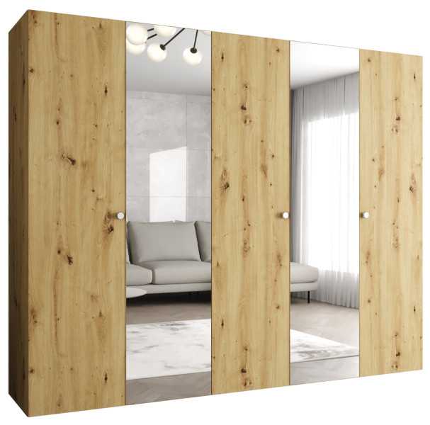 Szafa uchylna otwierana PARMA 2 250 wys. 202 cm Artisan + u. Srebrny 678529