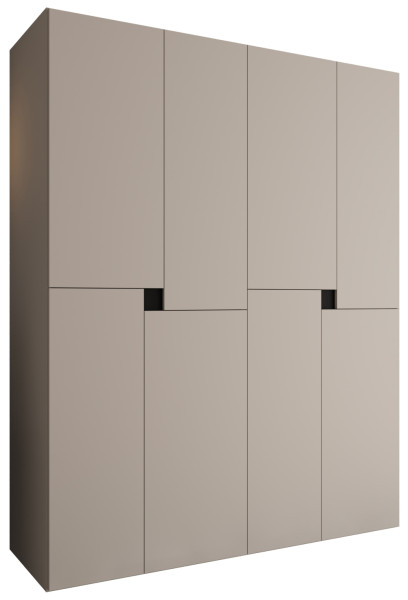 Szafa uchylna otwierana TEMPO 160 wys. 203 cm kaszmir 925873