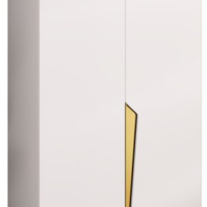 Szafa uchylna PIANO 1 100 wys 202 cm Biały + u Złoty 790919 Szafa uchylna PIANO 1 100 wys 202 cm Biały + u Złoty 790919