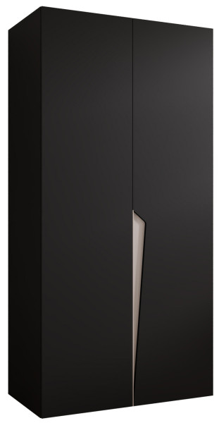 Szafa uchylna PIANO 1 100 wys 202 cm Czarny + u Kaszmir 791066