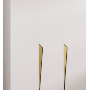 Szafa uchylna PIANO 1 150 wys 202 cm Biały + u Złoty 790695 Szafa uchylna PIANO 1 150 wys 202 cm Biały + u Złoty 790695