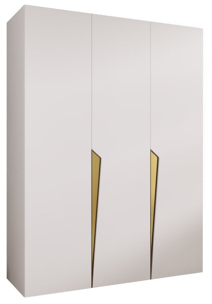 Szafa uchylna PIANO 1 150 wys 202 cm Biały + u Złoty 790695