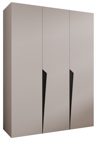 Szafa uchylna PIANO 1 150 wys 202 cm Kaszmir + u Czarny 790886