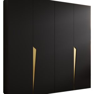 Szafa uchylna PIANO 1 200 wys 202 cm Czarny + u Złoty 790964 Szafa uchylna PIANO 1 200 wys 202 cm Czarny + u Złoty 790964